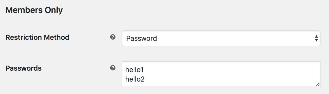 WooCommerce password protected categories