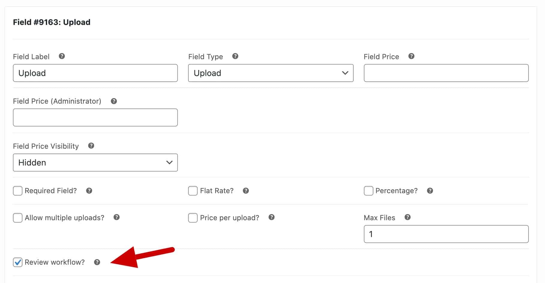 WooCommerce file review workflow setting