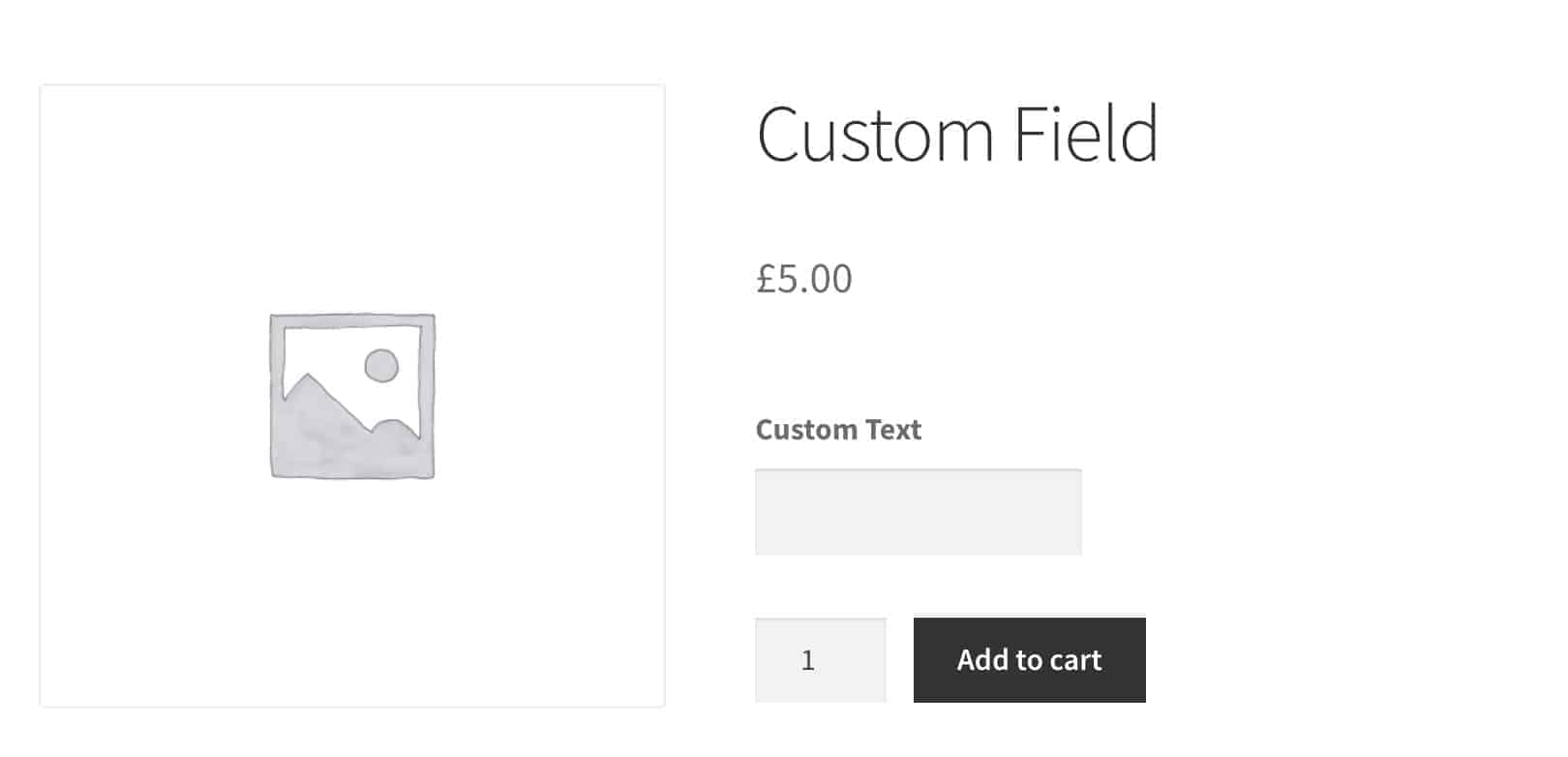 WooCommerce custom field frontend