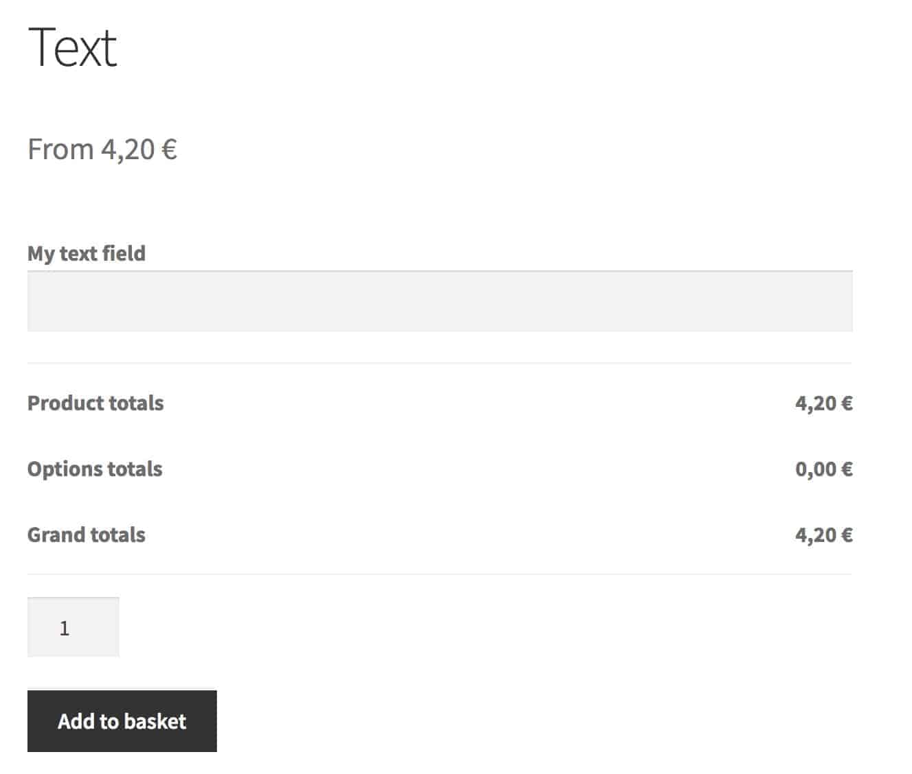 WooCommerce custom fields front end