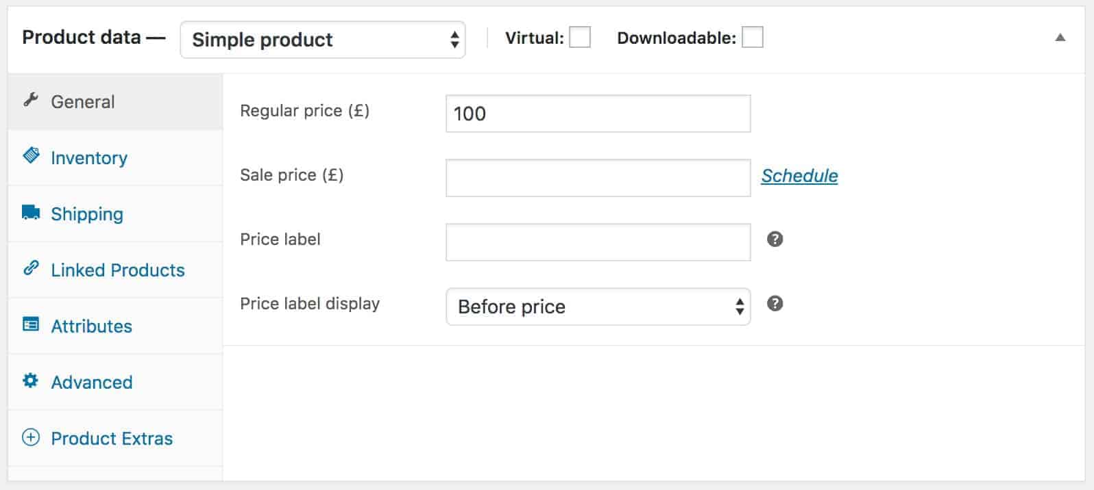 WooCommerce mixed case fixed price settings
