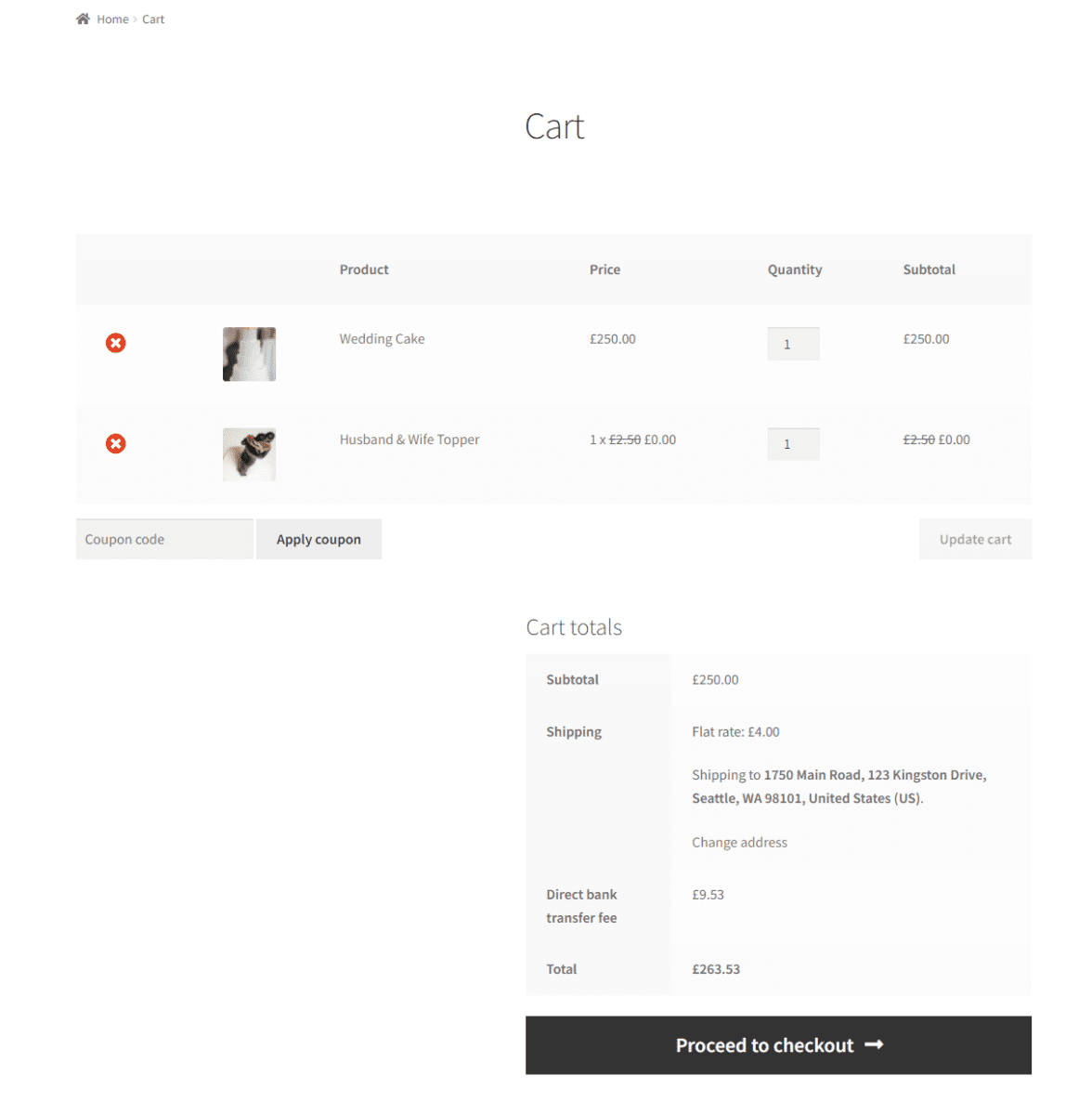 WooCommerce additional fees on checkout