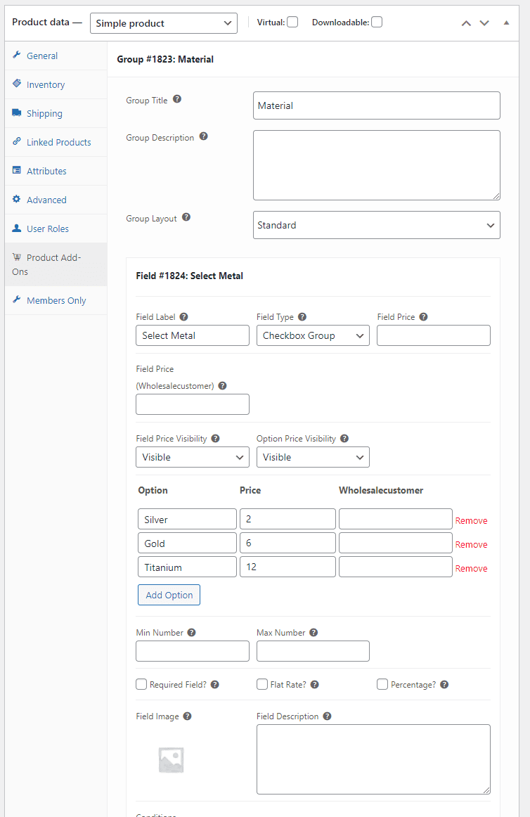 Checkbox group