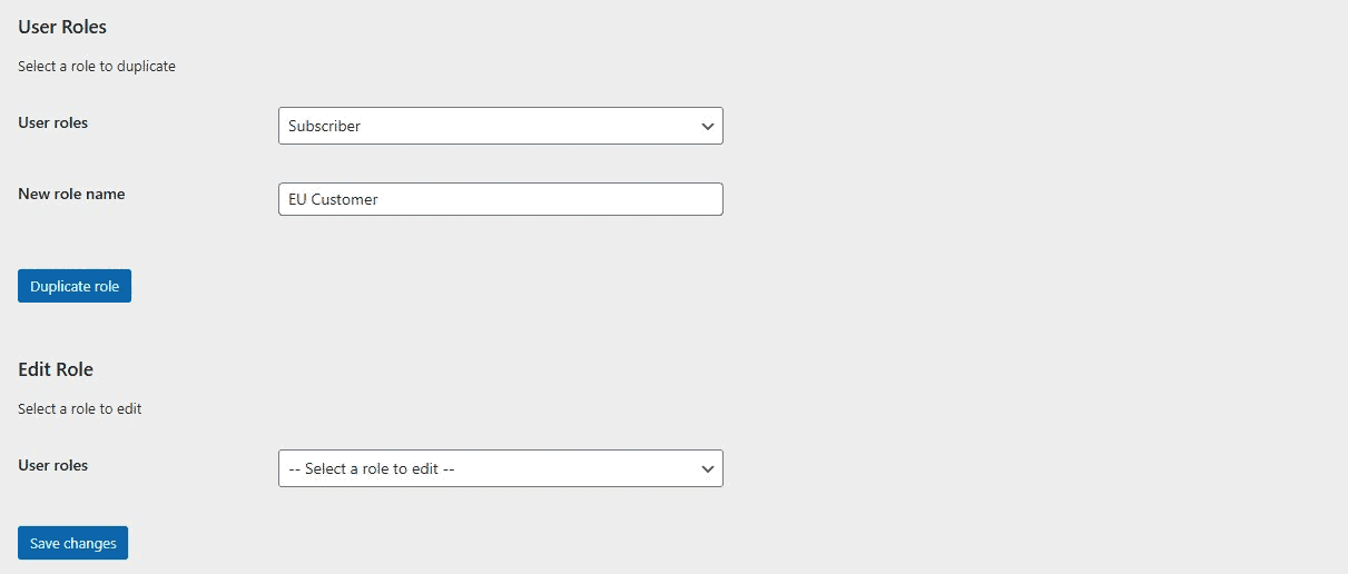 EU VAT user role