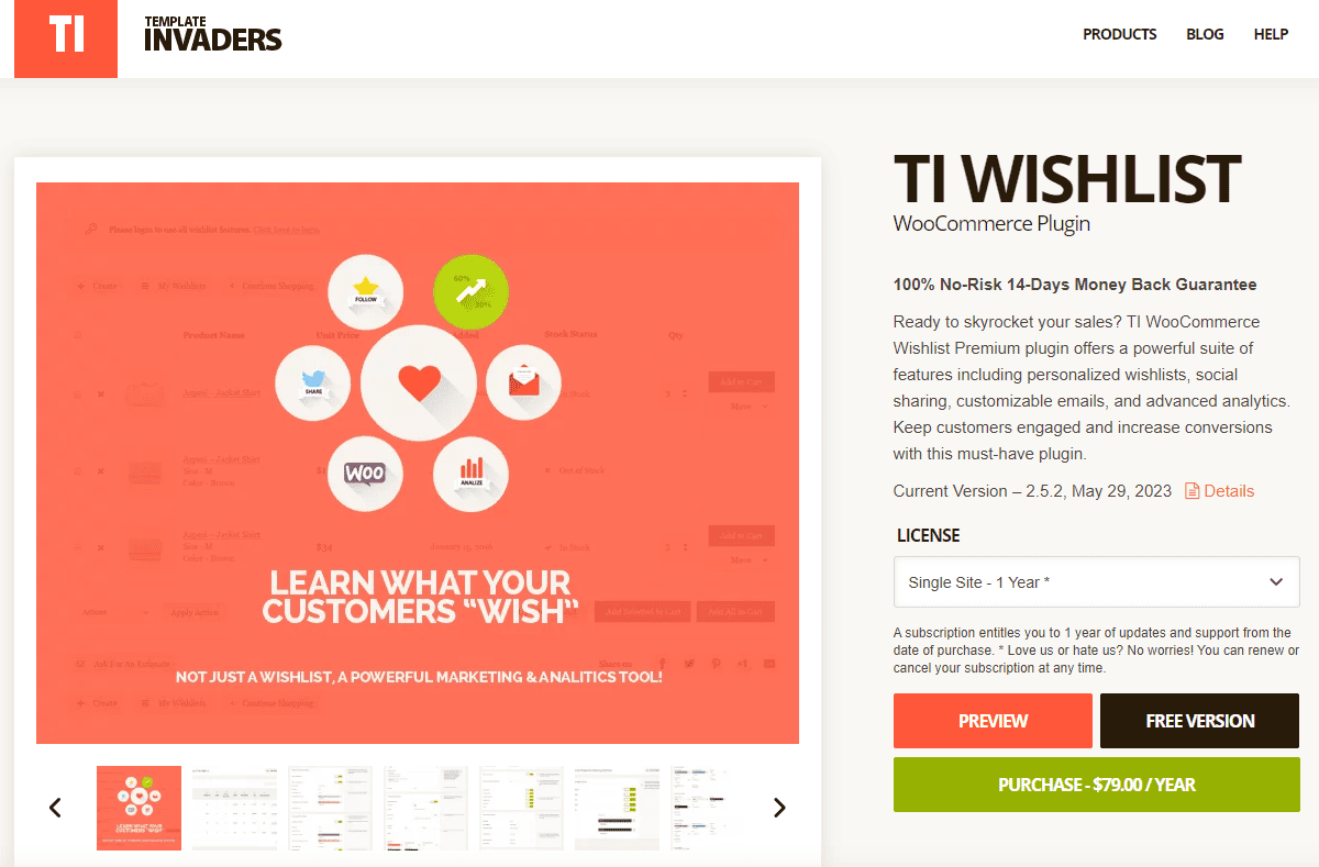 TI WooCommerce Wishlist by TemplateInvaders.