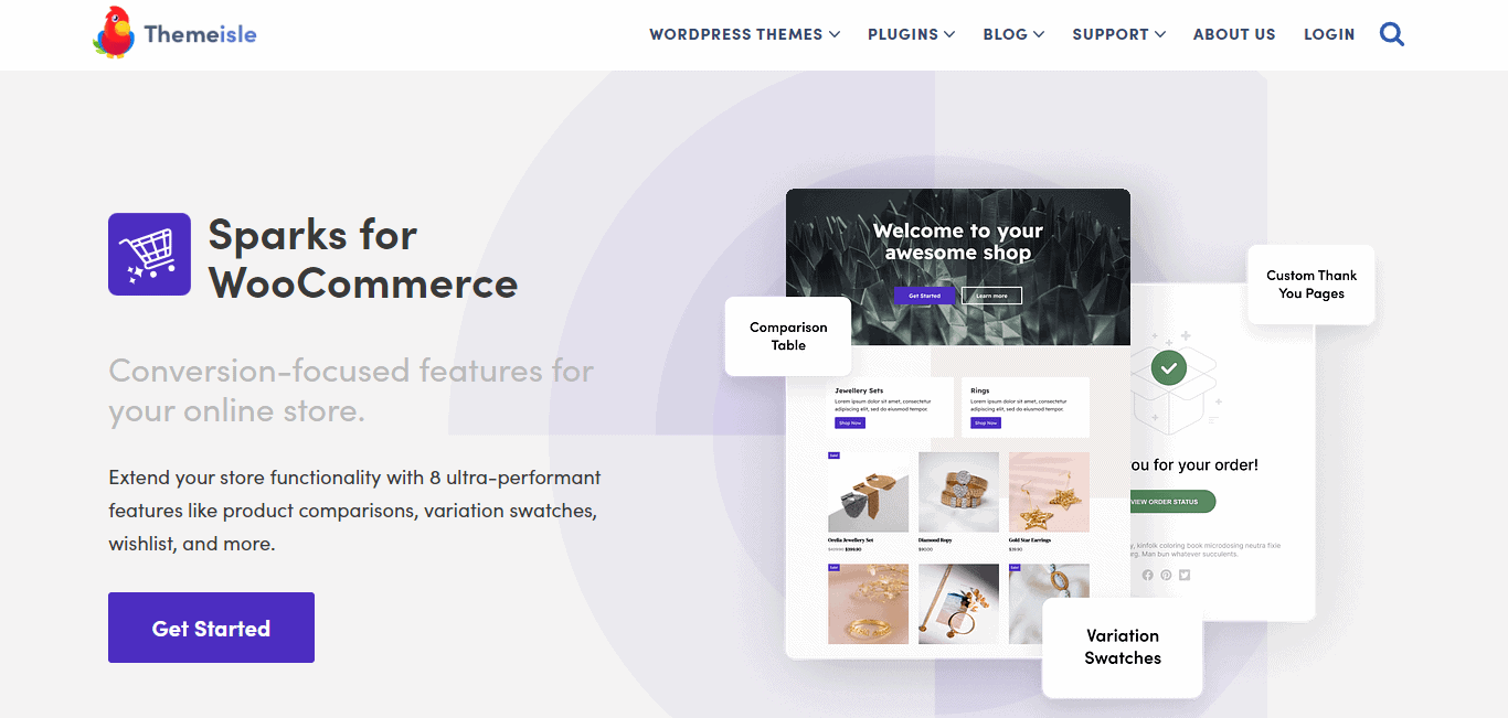 Sparks for WooCommerce by Themeisle.
