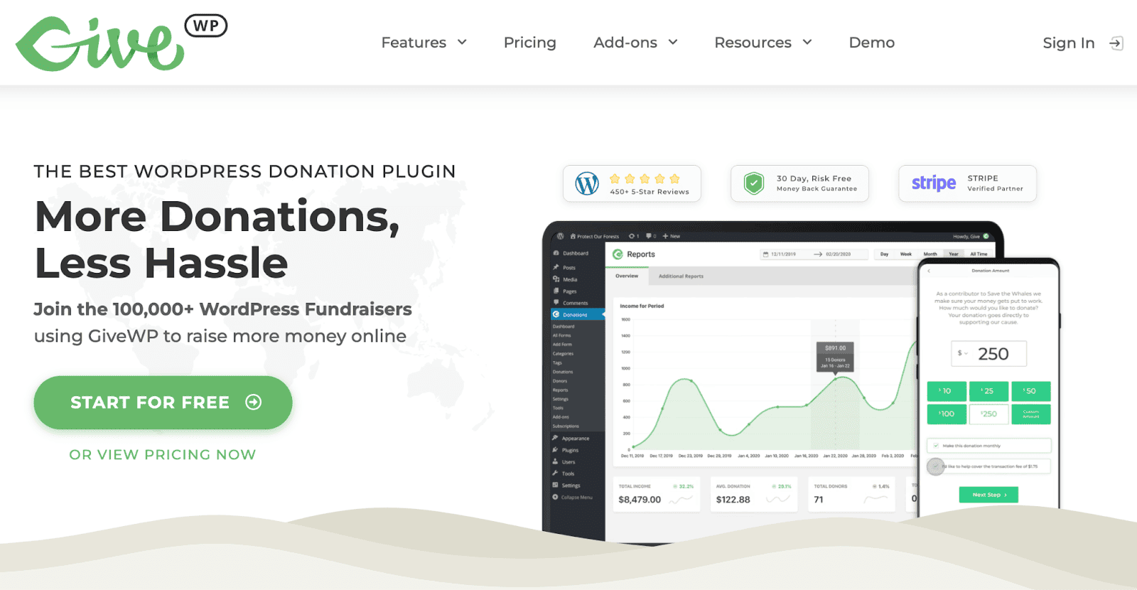 GiveWP Donation Plugin for WordPress