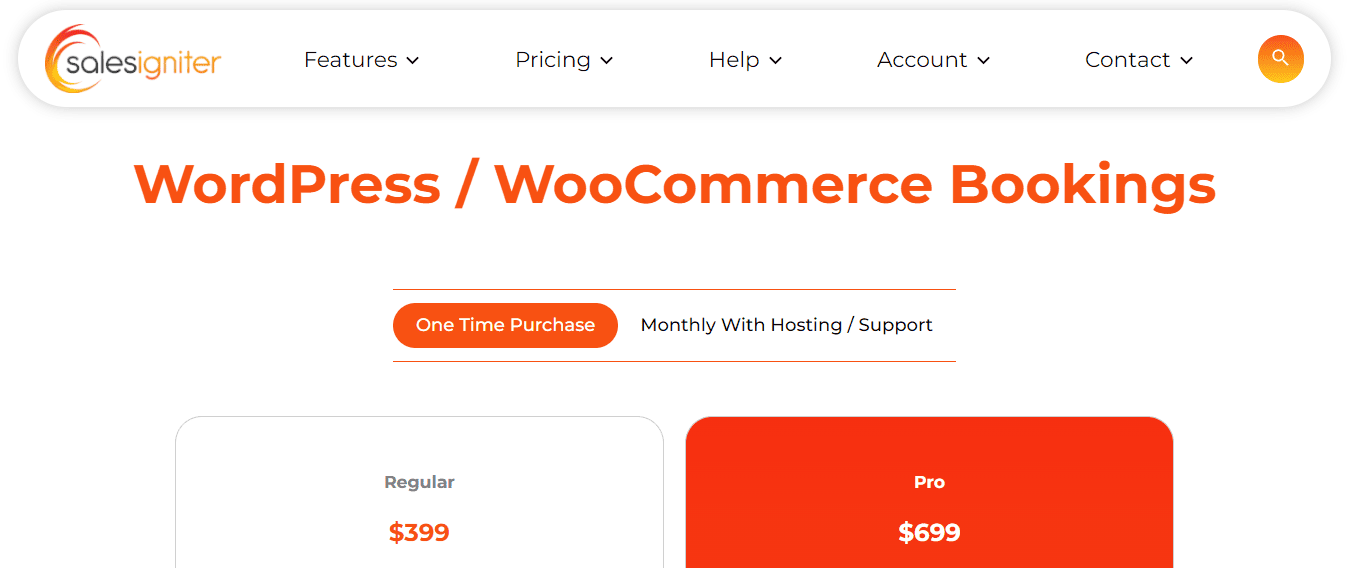 The WordPress/WooCommerce Bookings & Rentals plugin by SalesIgniter.