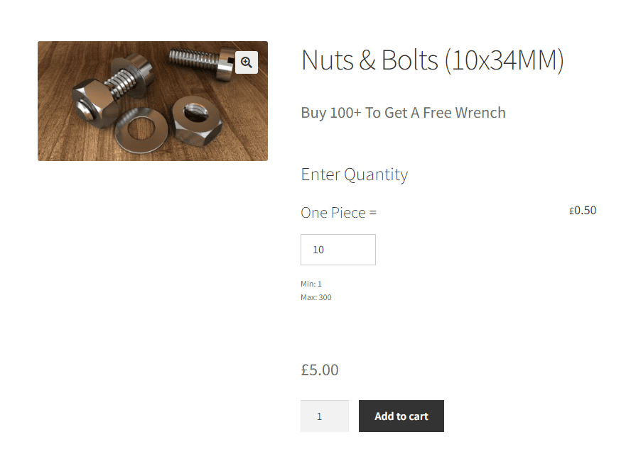 Nuts and bolts example