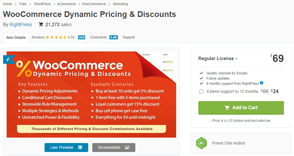 WooCommerce Dynamic Pricing and Discounts by RightPress