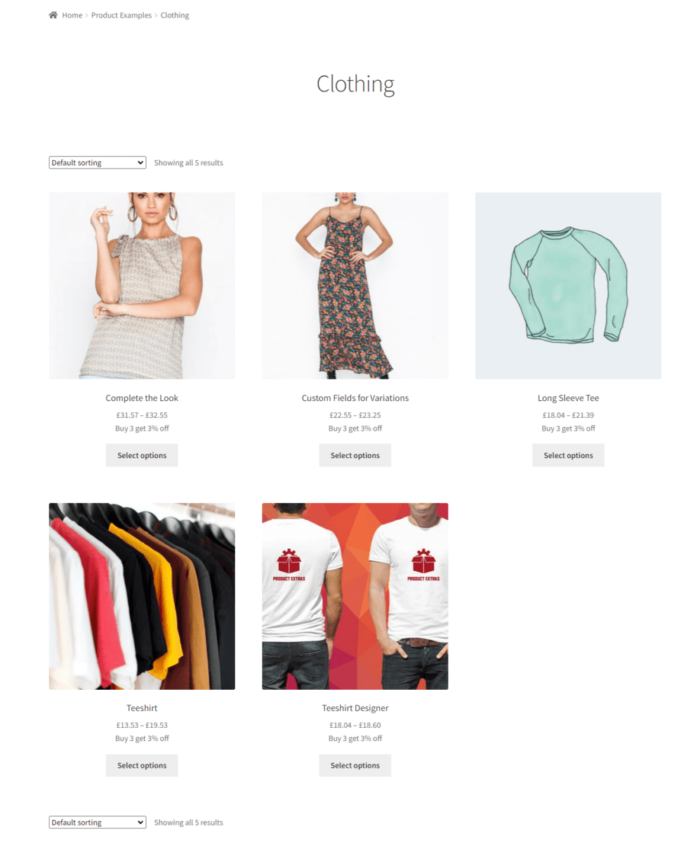 Shop page preview