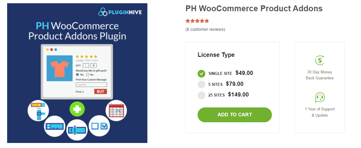 WooCommerce Addons by Product Hive