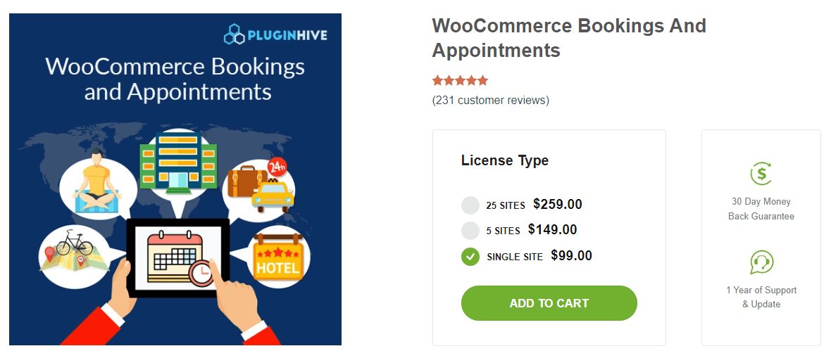 WooCommerce Bookings And Appointments