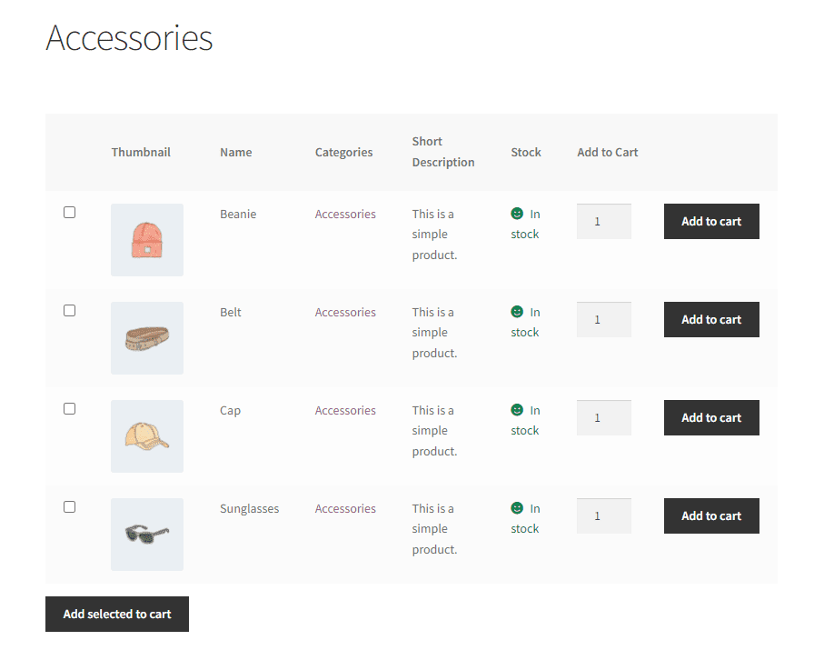 WooCommerce Product Table Ultimate preview