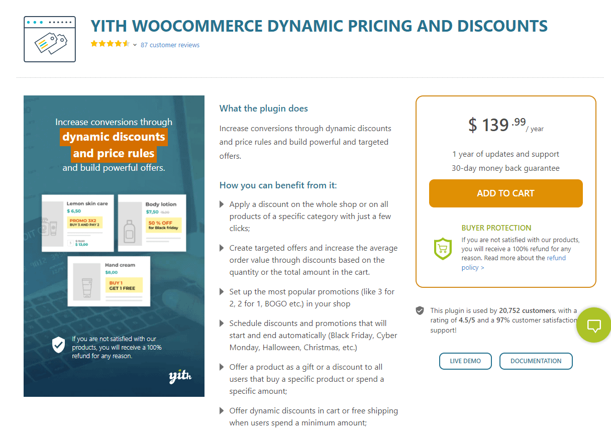 YITH WooCommerce Dynamic Pricing and Discounts